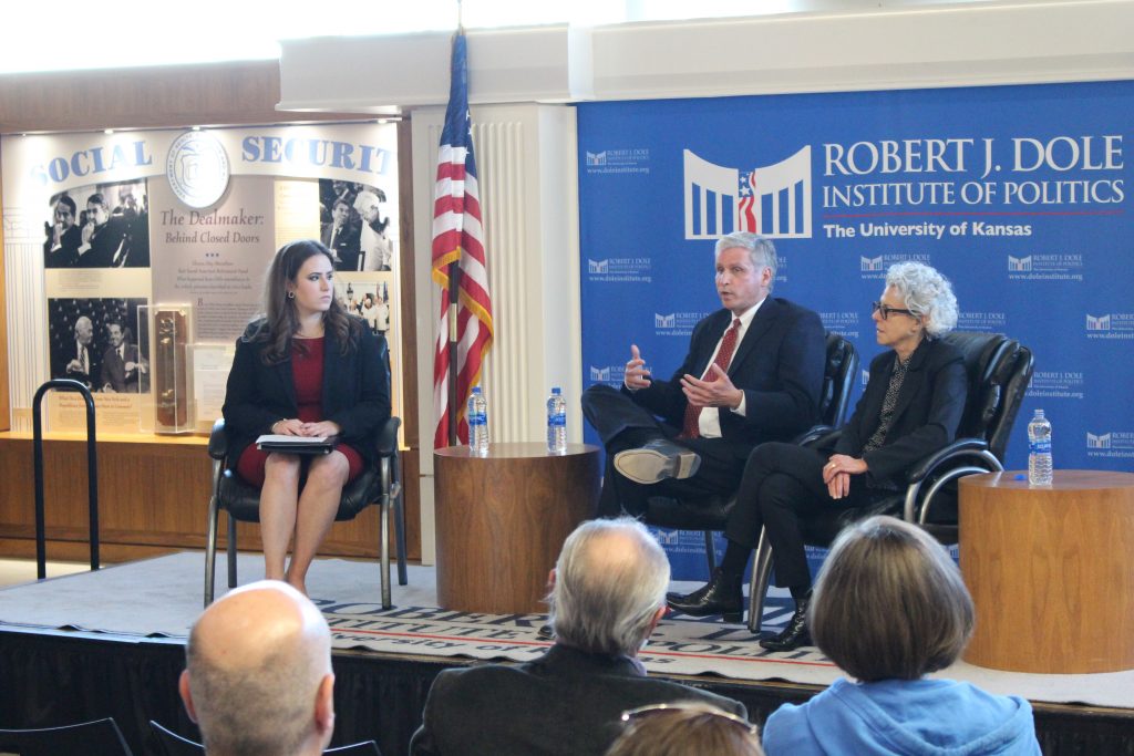 Stephen Ware participating in a Supreme Court politics panel discussion